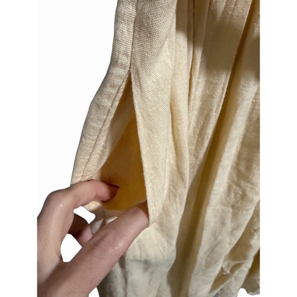 Free People Heart This Midi Dress Ivory Women's Size Medium - Picture 11 of 15